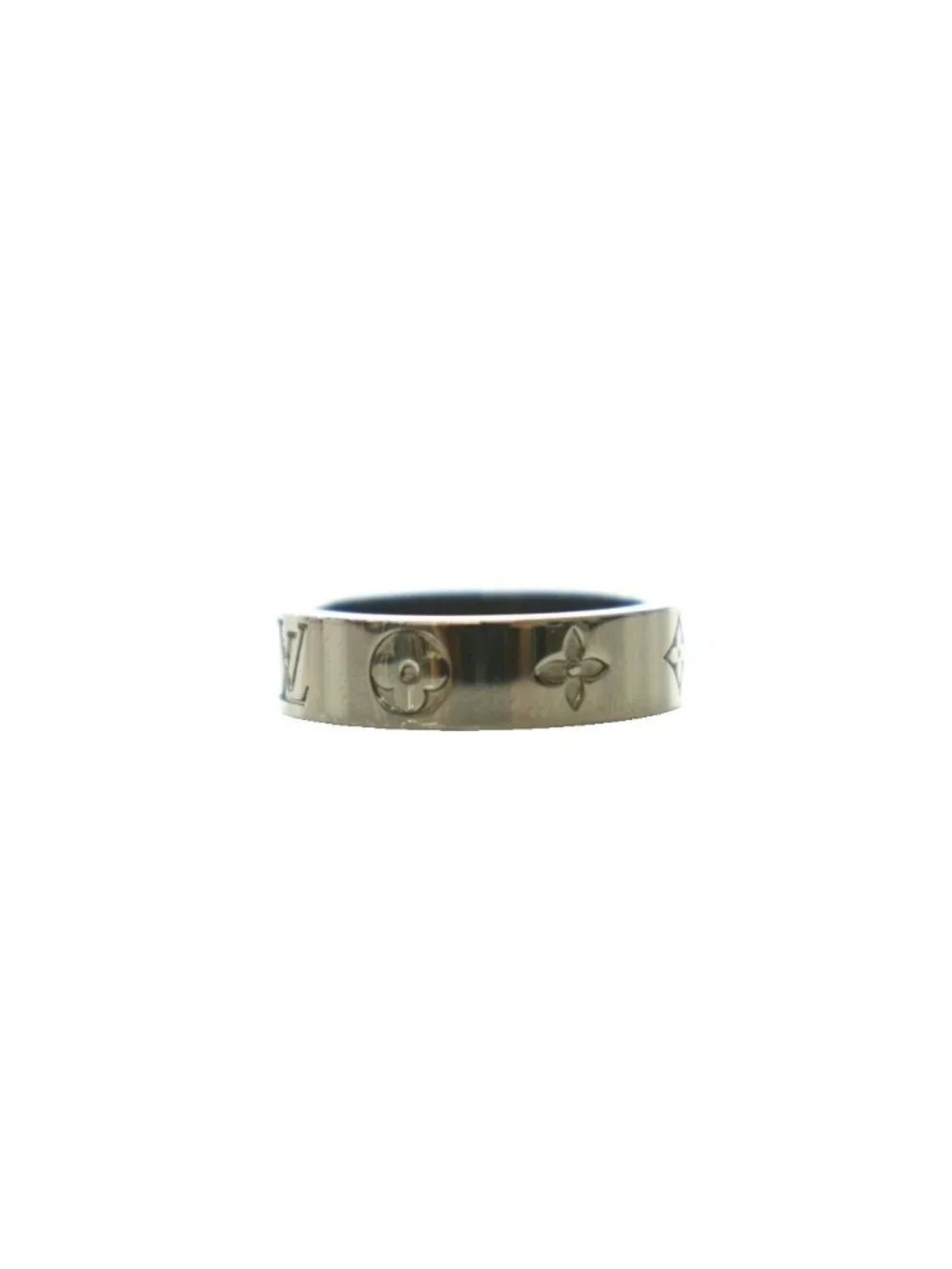 Louis Vuitton Signature Collection Ring LV Mosaic Thin Monogra Solid L